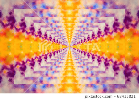 Orange abstract glass tunnel background, design Orange abstract glass tunnel background, design 68413821