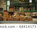 A basket of a general store seen in the streets of Europe 68414173