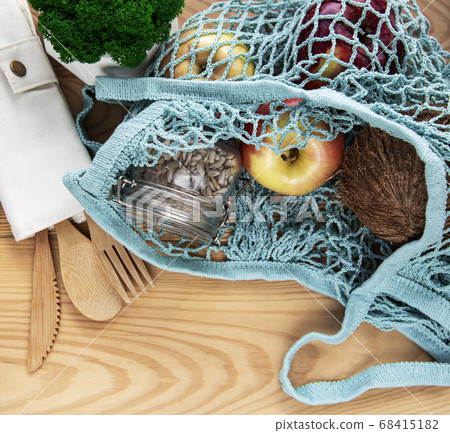 Mesh bag with fruits Mesh bag with fruits 68415182