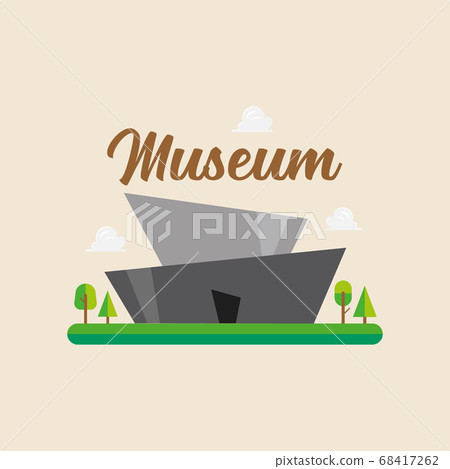 Museum building in flat style Museum building in flat style 68417262