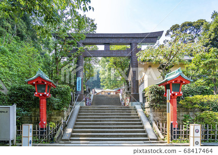 [神奈川縣]鶴穀神社的江島神社鳥居 68417464