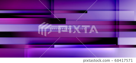 Dynamic lines on fluid color gradient. Trendy geometric abstract background for your text, logo or graphics 68417571