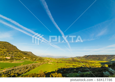 Green hill in Sardinia 68417786
