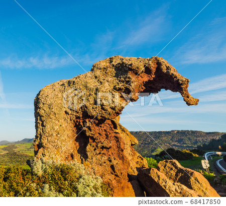 Famous Elephant rock in Sardinia 68417850