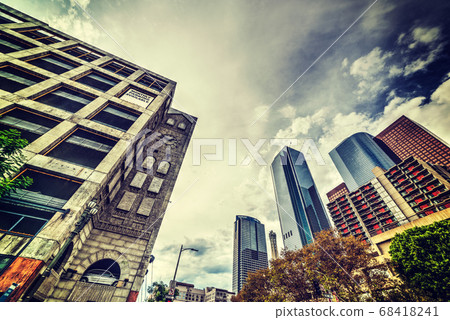 Clouds over downtown Los Angeles Clouds over downtown Los Angeles 68418241