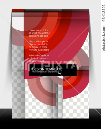 Circle design a4 flyer print template, annual report design Circle design a4 flyer print template, annual report design 68418391