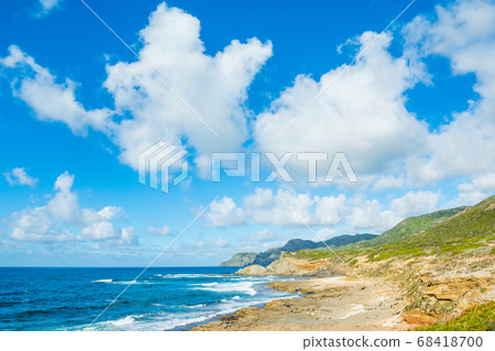 Clouds over Argentiera coastline Clouds over Argentiera coastline 68418700