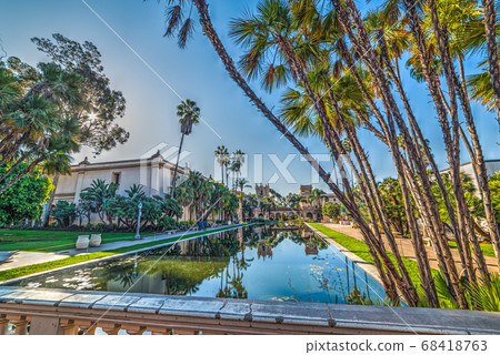 Pond in Balboa Park 68418763