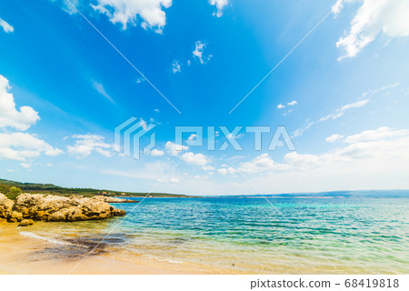 Blue sea in Alghero 68419818