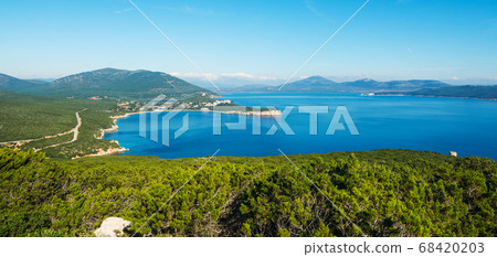Capo Caccia on a clear day 68420203