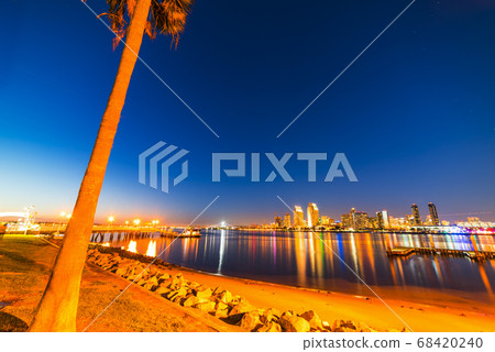 San Diego downtown seen from Coronado island San Diego downtown seen from Coronado island 68420240