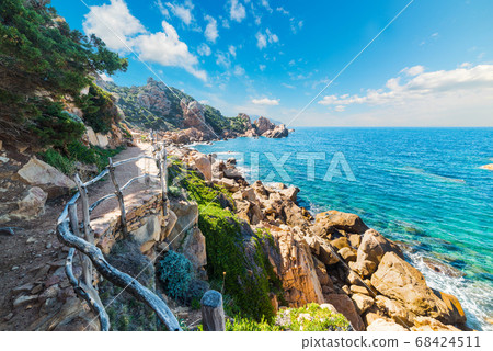 walk path in Costa Paradiso 68424511