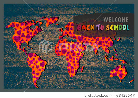 Back to School banner. Education and school 68425547