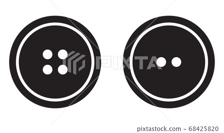 Clothes button icons set logotype. Vector isolated Clothes button icons set logotype. Vector isolated 68425820