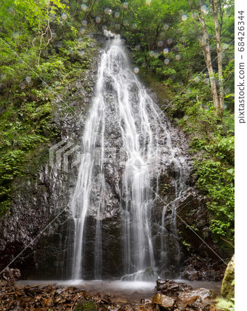 Akigawa Valley Waterfall and Clear Stream 68426344