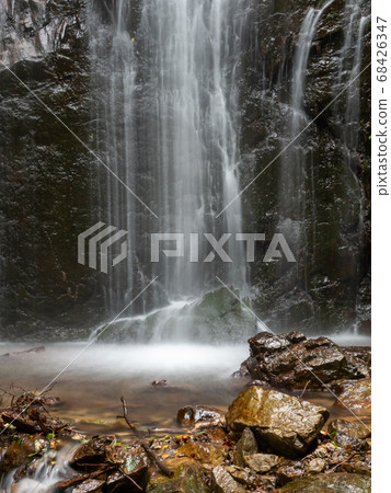 Akigawa Valley Waterfall and Clear Stream 68426347