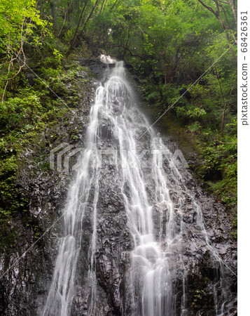 Akigawa Valley Waterfall and Clear Stream 68426361