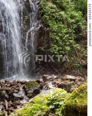 Akigawa Valley Waterfall and Clear Stream 68426379