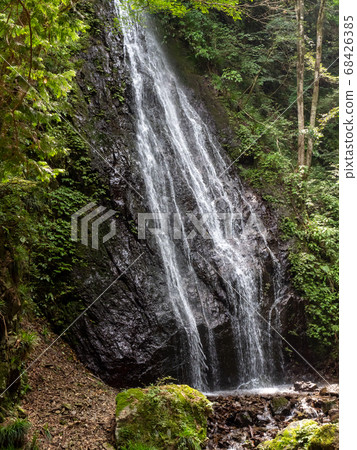 Akigawa Valley Waterfall and Clear Stream 68426385