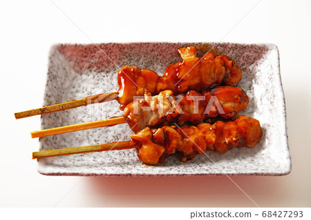 美味的烤雞肉串 68427293