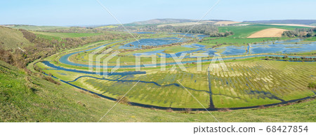 View of Cuckmere river, Sussex View of Cuckmere river, Sussex 68427854