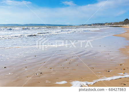 Bournemouth beach, sand and sea 68427863