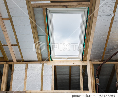 Unfinished residential loft conversion 68427865