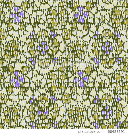Geometric abstract seamless pattern. Stained glass mosaic ornament. Kaleidoscope lace grid background. Geometric abstract seamless pattern. Stained glass mosaic ornament. Kaleidoscope lace grid background. 68428591