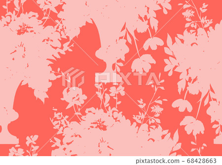 seamless pattern with roses 68428663