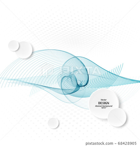 abstract blue business technology colorful wave vector background eps10 abstract blue business technology colorful wave vector background eps10 68428905