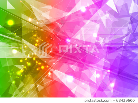 Sparkling crystal-like abstract background material Sparkling crystal-like abstract background material 68429600