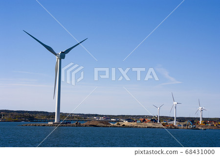 Eolian field and wind turbines Eolian field and wind turbines 68431000