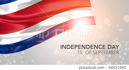 Costa Rica happy independence day vector banner, greeting card Costa Rica happy independence day vector banner, greeting card 68431940