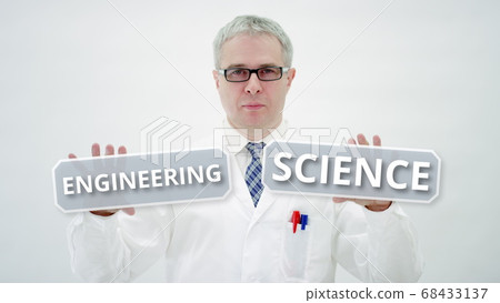 Engineer composes ENGINEERING SCIENCE text Engineer composes ENGINEERING SCIENCE text 68433137
