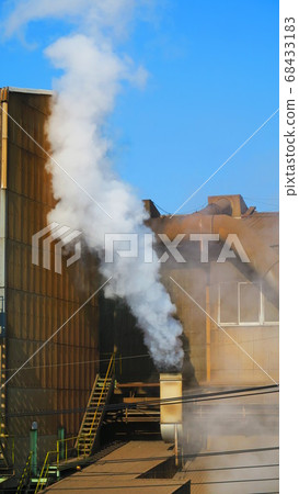 Sa玉縣川口市鑄造廠冒出的白煙 68433183