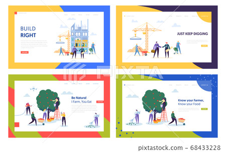 Gardening Building Process Website Landing Page 68433228