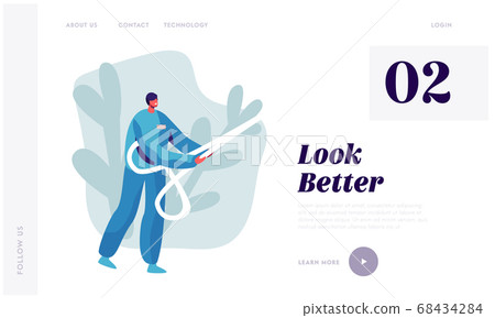Plastic Surgery Doctor Character in Uniform Plastic Surgery Doctor Character in Uniform 68434284