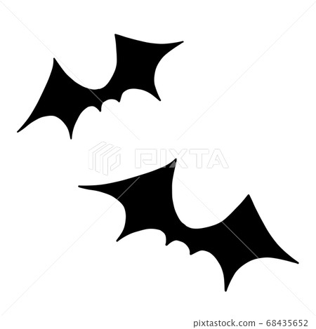 Bat silhouette art 68435652