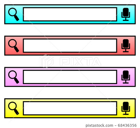 Search window to enter on the Internet Search window to enter on the Internet 68436356