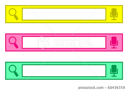 Search window to enter on the Internet 68436359