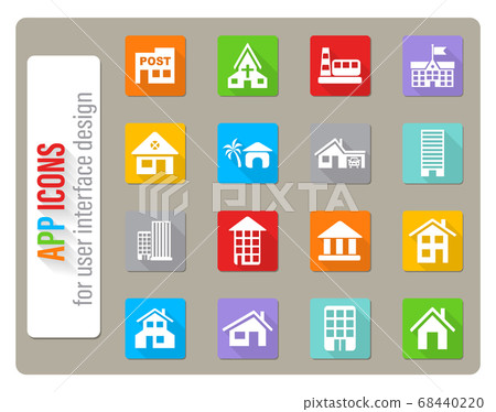 building icon set 68440220