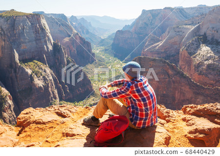 Hike in Zion 68440429