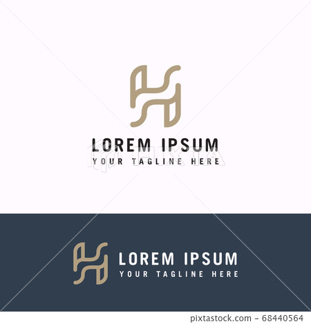 Letter H logo icon design template elements Letter H logo icon design template elements 68440564
