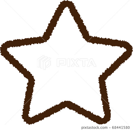 Star pictogram (hand-drawn style ver.) 68441580