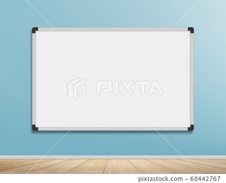 White marker board for business and school. 68442767