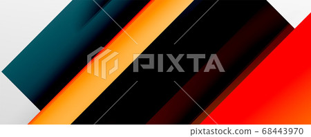 Geometric abstract backgrounds with shadow lines, modern forms, rectangles, squares and fluid gradients. Bright colorful stripes cool backdrops Geometric abstract backgrounds with shadow lines, modern forms, rectangles, squares and fluid gradients. Bright colorful stripes cool backdrops 68443970