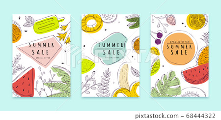 Cover template for summer sale Cover template for summer sale 68444322