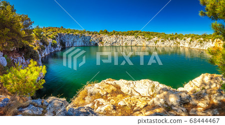 Panoramic view of The Zmajevo oko, Dragon's Eye 68444467