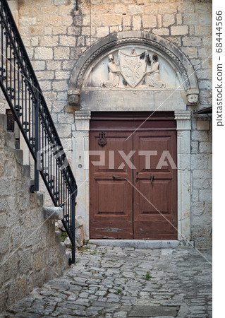 Historic street in Trogir, an ancient town and 68444566