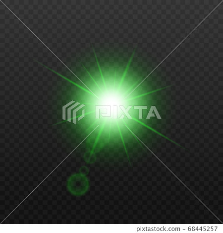 Electric bulb or star rays flash light 3d effect vector illustration isolated. Electric bulb or star rays flash light 3d effect vector illustration isolated. 68445257